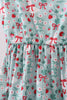 Starwberry goose print women dress