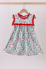 Strawberry Goose Ruffle Ruffle Dress