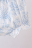Blue Whale Applique Bloomer Set