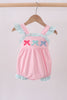 Pink Bow French Knot Bow Bubble