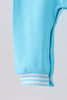Blue character smocked romper