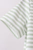 Green Duck Embroidered Shorts Set