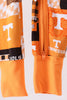 Orange Tennessee VOLS bamboo zipper romper