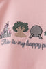 Happy Place Embroidered Bubble