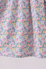 Summer garden smocked ruffle dress