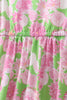 Pink floral dress