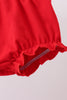White smocked jacquard bloomer set