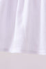 White smocked jacquard bloomer set