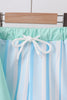 Blue stripe 2pc swimsuit