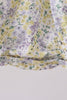 Golden meadow floral smocked ruffle bubble