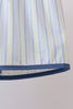 Blue shark applique stripe 2pc swimsuit