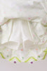 Purple floral bow skorts set