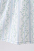 Blue character applique ruffle dress