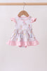 Pink all day adventure bamboo ruffle bubble