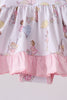 Pink all day adventure bamboo ruffle bubble