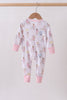 Pink all day adventure bamboo romper