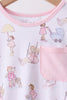 Pink all day adventure bamboo dress