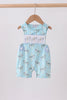Blue carousel smocked jonjon