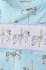 Blue carousel smocked jonjon