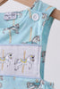 Blue carousel smocked jonjon