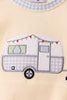 Khaki camper applique bubble