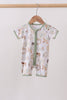 Farm animal bamboo romper