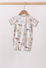 Farm animal bamboo romper