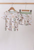 Farm animal bamboo pajama set