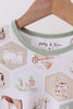 Farm animal bamboo pajama set
