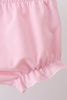 Pink puppy floral ruffle bloomer set