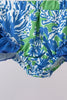 Ocean garden splash ruffle rashguard set