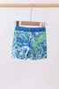 Ocean garden splash swim trunks