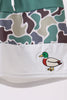 Camouflage duck embroidery swim trunks