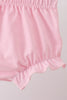 Pink bow castle ruffle bloomer set