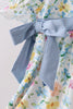 Blue Floral Lace Dress