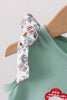 Sage Chicken Applique Bloomer Set