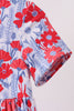 Blue Floral Bamboo Dress