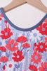 Blue Floral Bamboo Jumpsuit