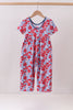 Blue Floral Bamboo Jumpsuit