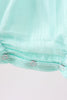 Green Marine Embroidered Jacquard Bubble