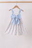 Blue Hydrangea Bow Dress