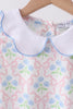 Blue Hydrangea Bow Skorts Set