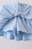 Blue Hydrangea Bow Skorts Set