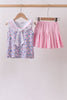 Floral Lace Skirt Set