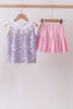 Floral Lace Skirt Set