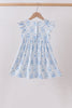 Blue Castle Smocked Ruffle Dress