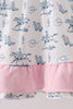 Pink Cowboy Ruffle Dress