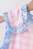 Pink Cow Embroidered Set