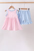 Pink Cow Embroidered Set