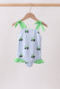 Blue Tractor Stripe UPF Swim One-Piece